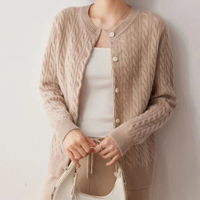 Homebodies Casual Cashmere Cardigan - Image 8