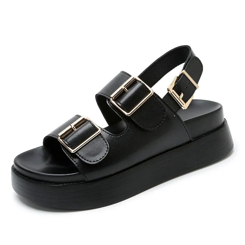 Italian Leather Platform Sandal - Image 16