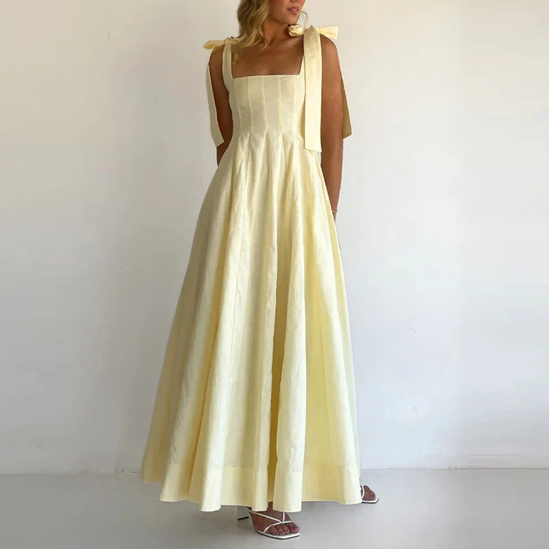 Joséphine Lace-Up Maxi Dress - Image 10