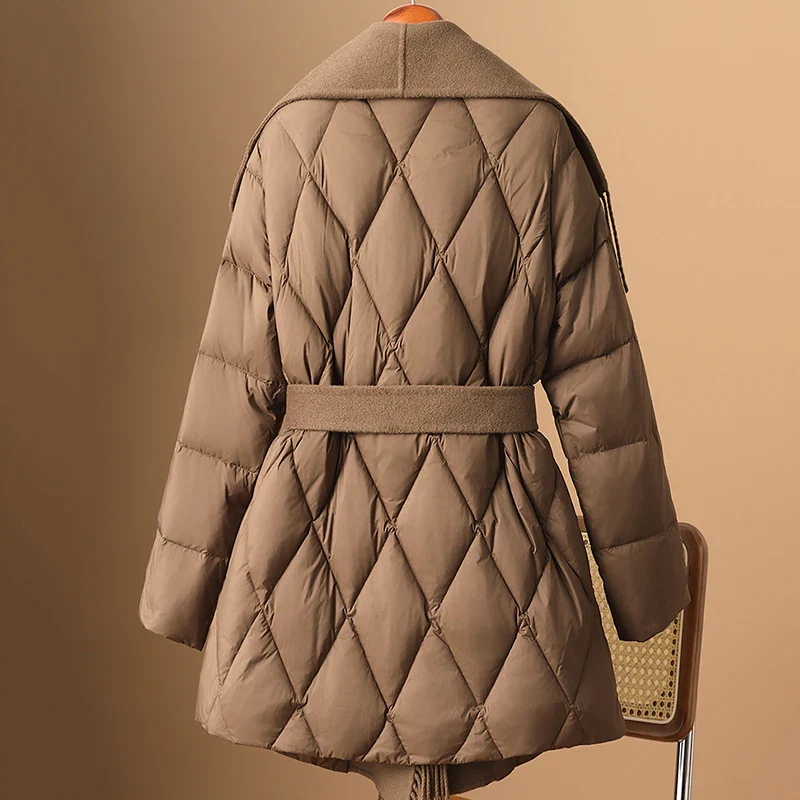 Juliette Fringe Down Coat - Image 15