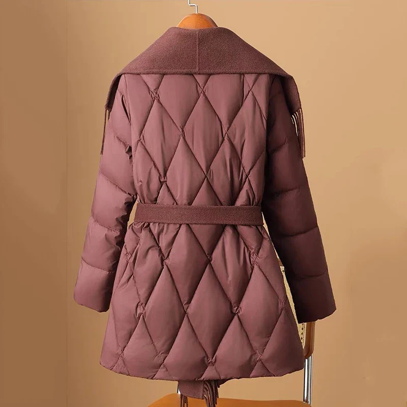 Juliette Fringe Down Coat - Image 16