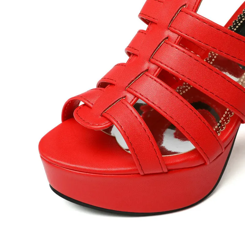 Lacey Strapped Platform Heels - Image 21