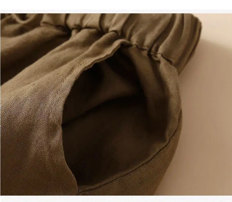 Lenora Embroidered Linen Shorts - Image 32