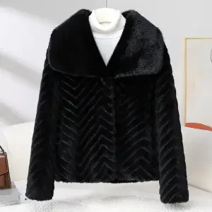 Liana Faux Mink Jacket - Image 7