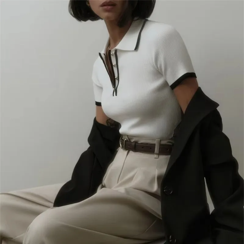 Linea Contour Cotton Polo - Image 15