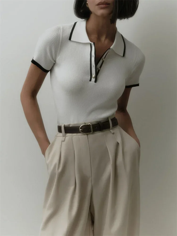 Linea Contour Cotton Polo - Image 21