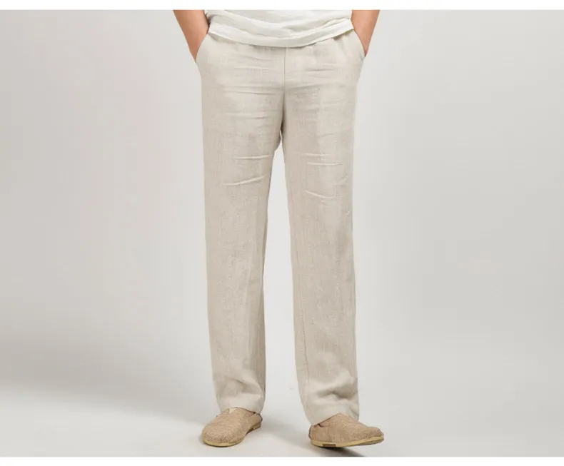 Linen Old Money Trousers - Image 16