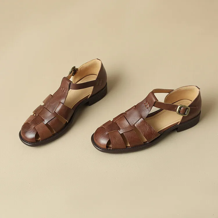 Liora Italian Leather Sandals - Image 18
