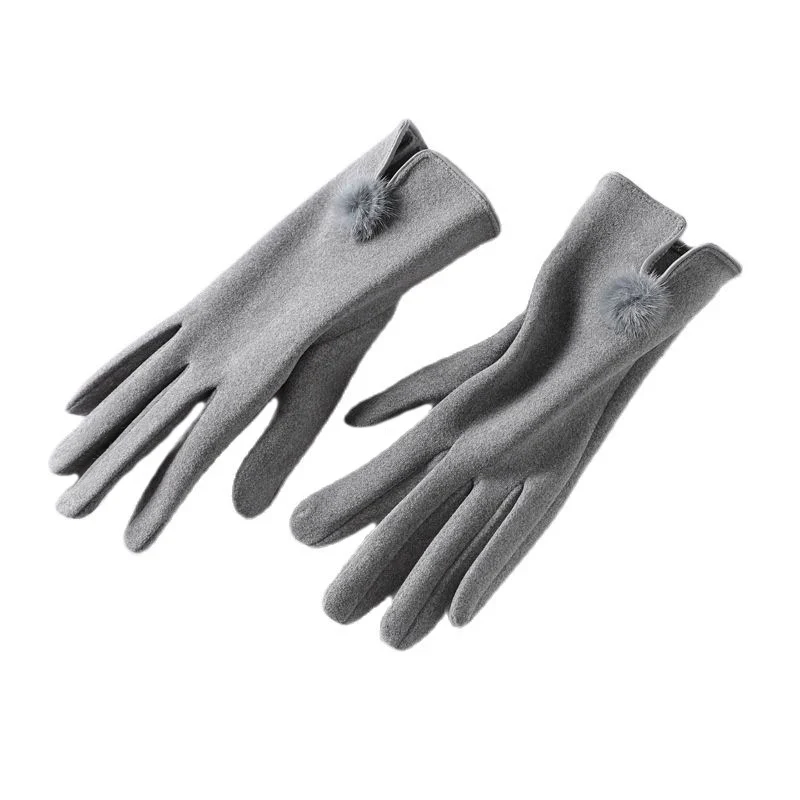 Luxe Touch Pom-Pom Gloves - Image 13