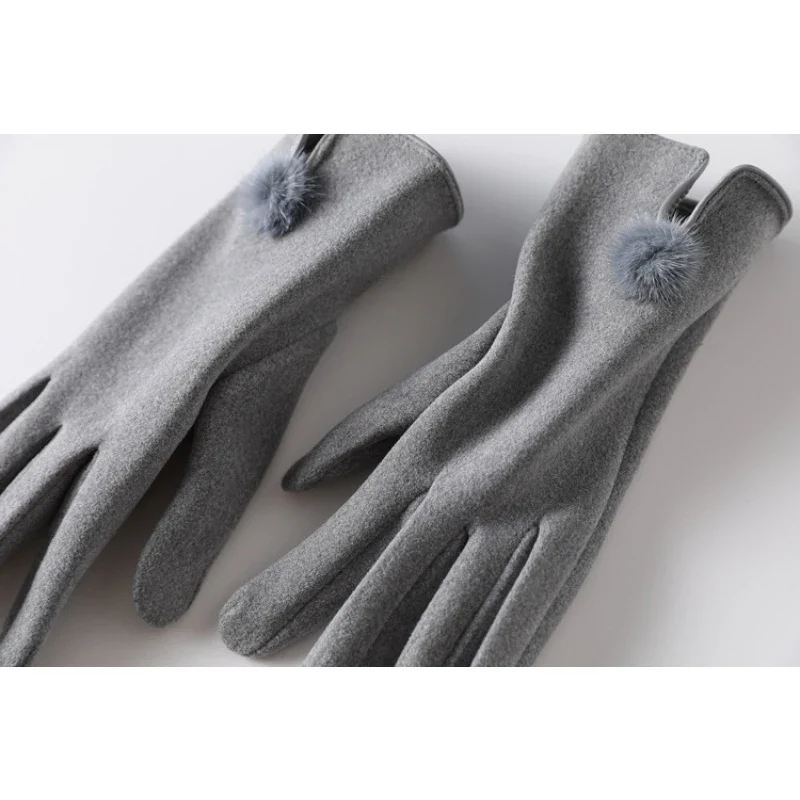 Luxe Touch Pom-Pom Gloves - Image 8