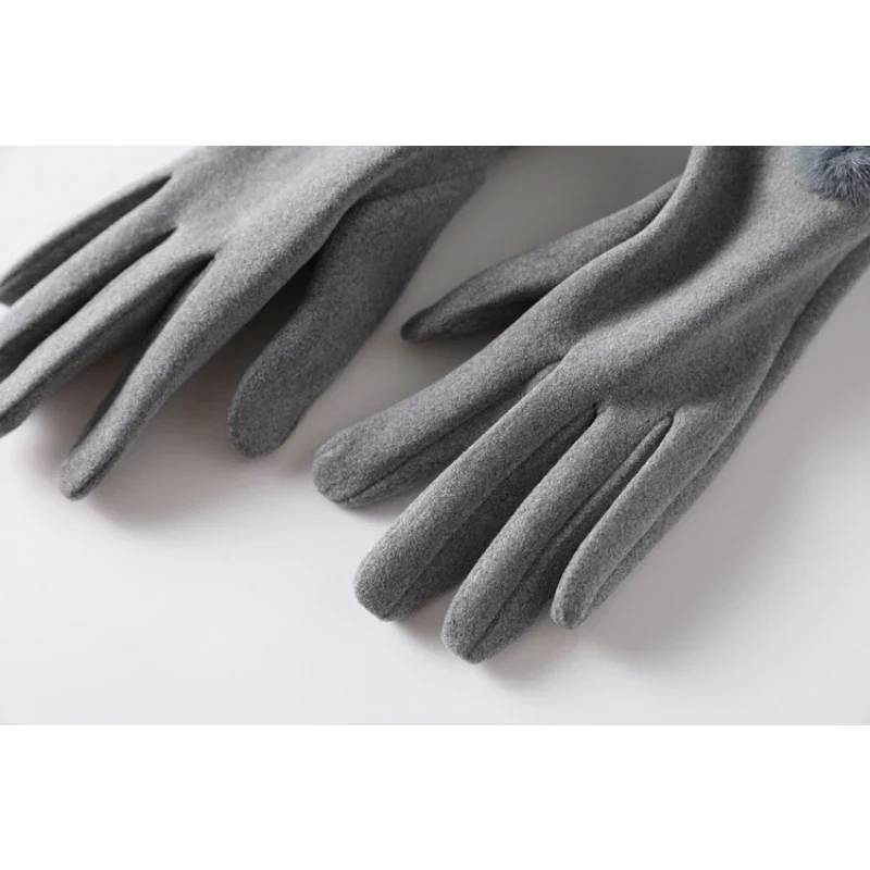 Luxe Touch Pom-Pom Gloves - Image 9