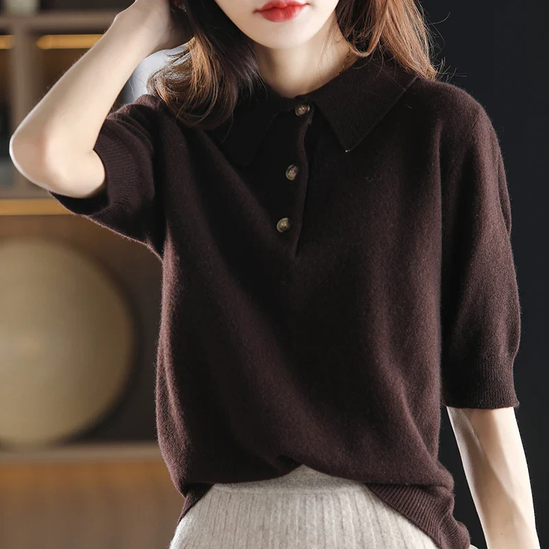 Madison Polo Wool Sweater - Image 3
