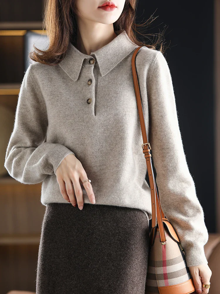 Madison Polo Wool Sweater - Image 7