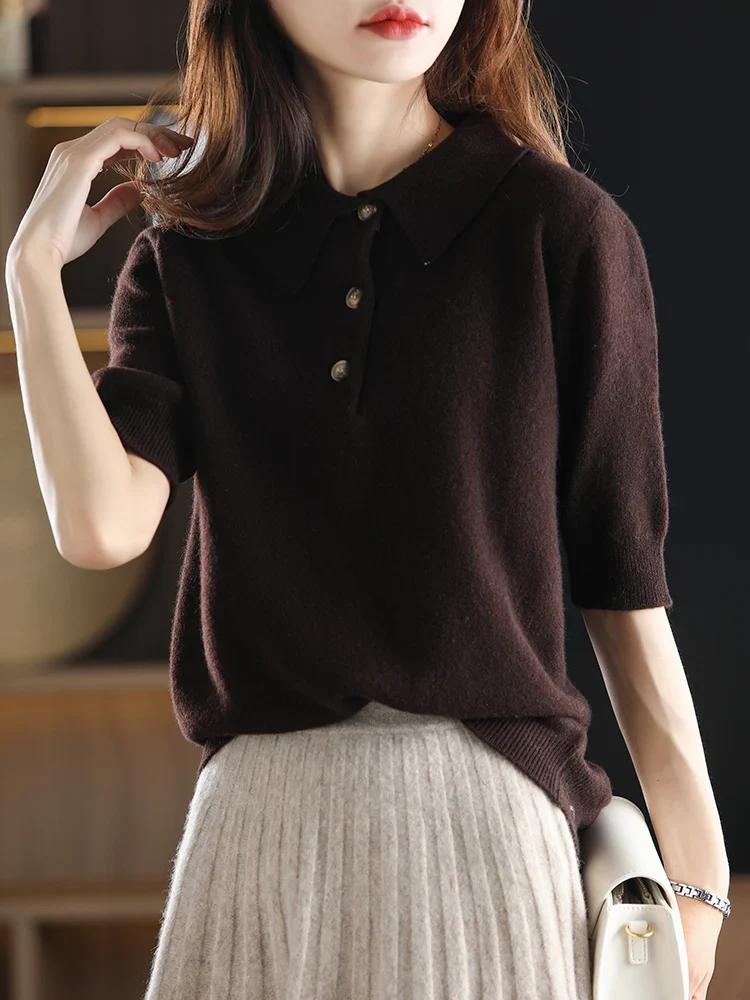 Madison Polo Wool Sweater - Image 9