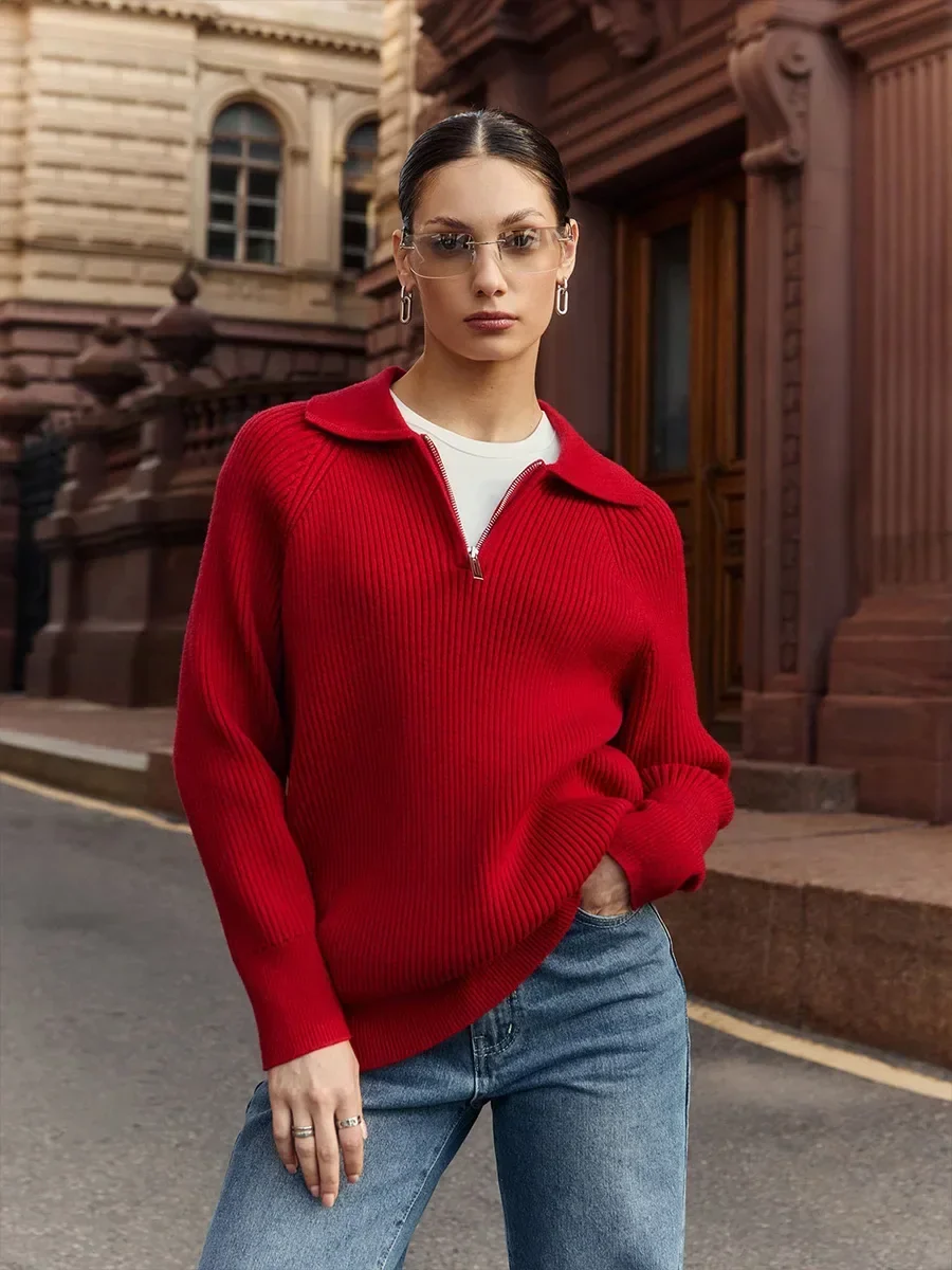 Marceau Ribbed Half-Zip Sweater - Image 10