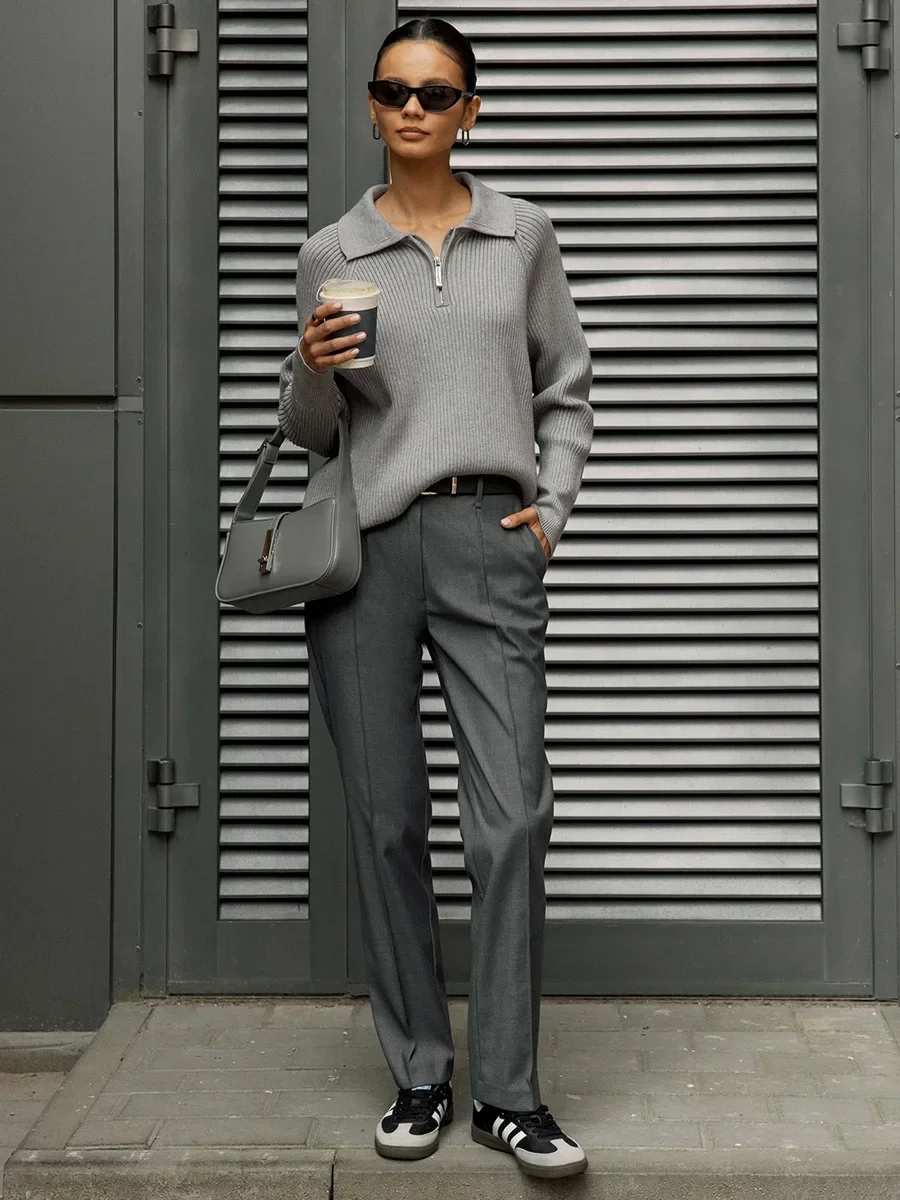 Marceau Ribbed Half-Zip Sweater - Image 14