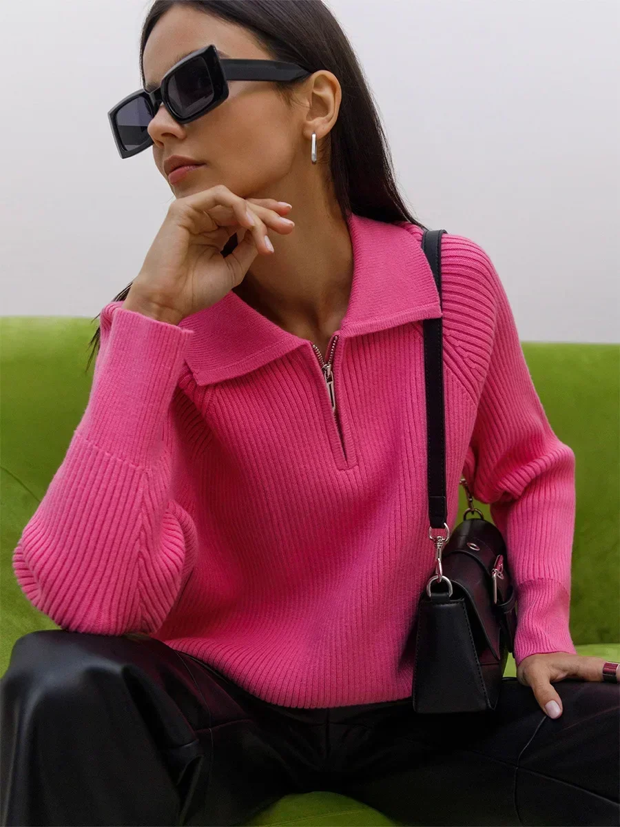 Marceau Ribbed Half-Zip Sweater - Image 2