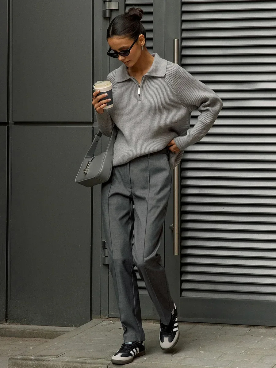 Marceau Ribbed Half-Zip Sweater - Image 21