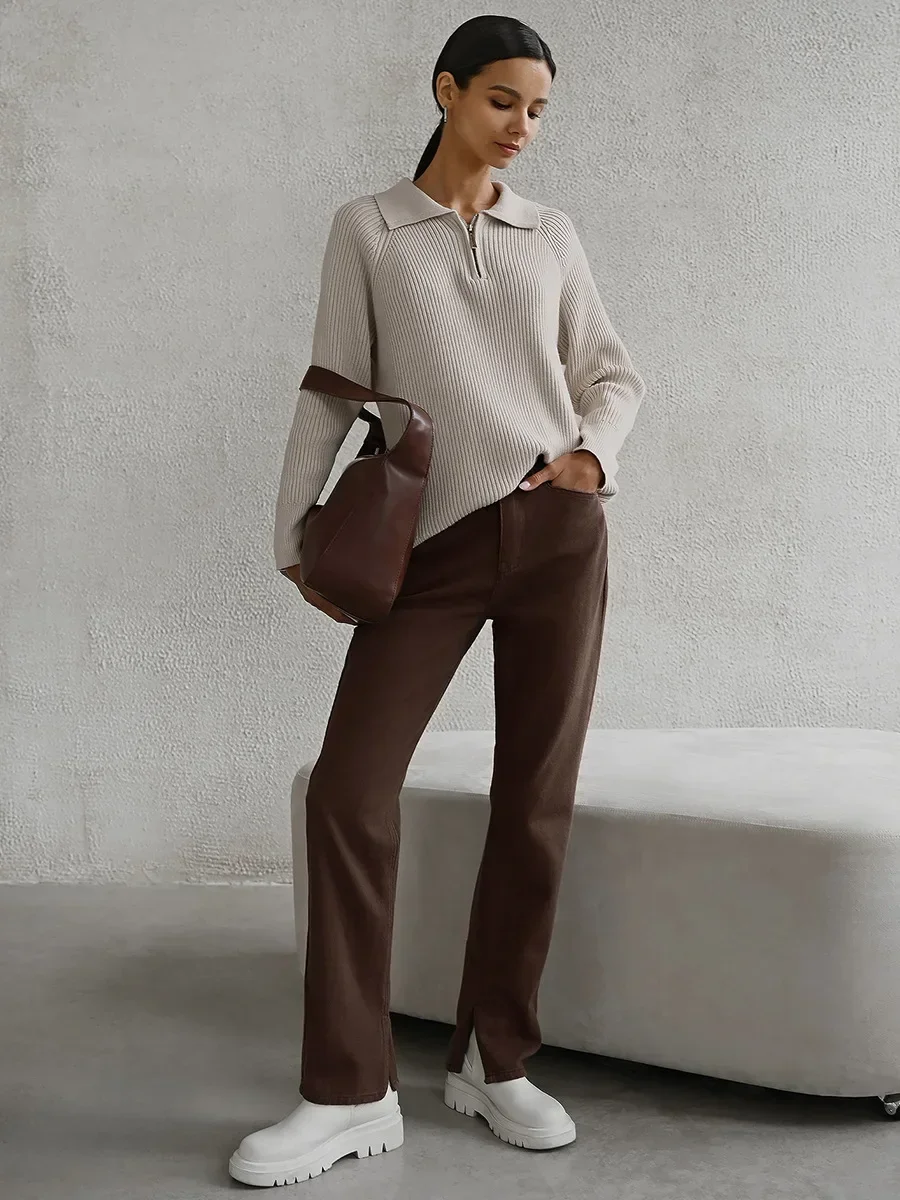 Marceau Ribbed Half-Zip Sweater - Image 25