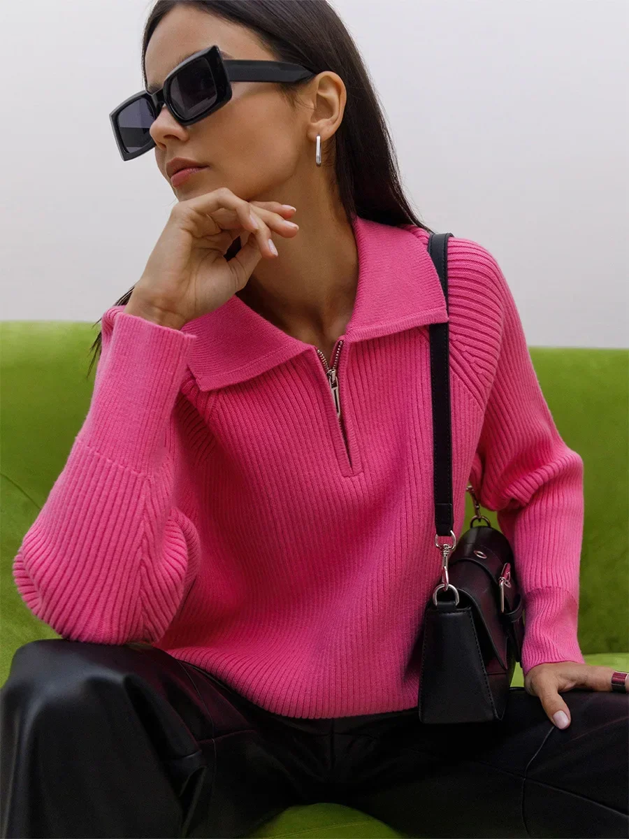 Marceau Ribbed Half-Zip Sweater - Image 8