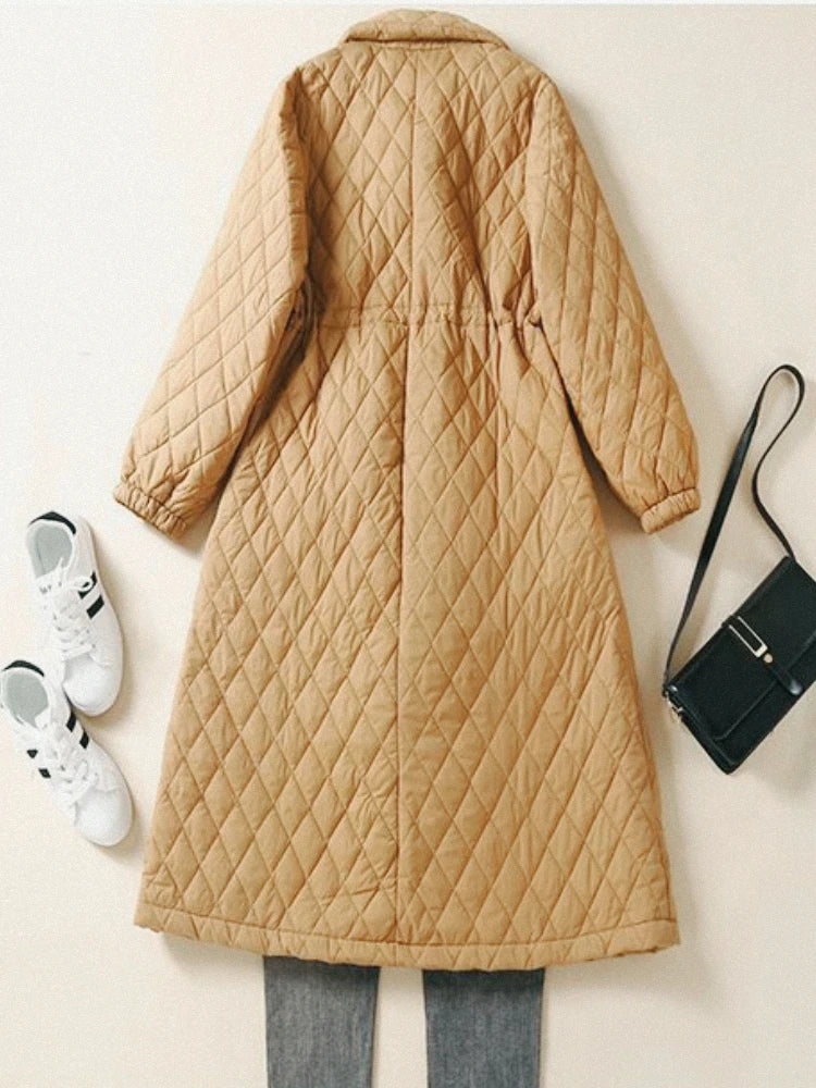 Maren Quilted Long Coat - Image 2