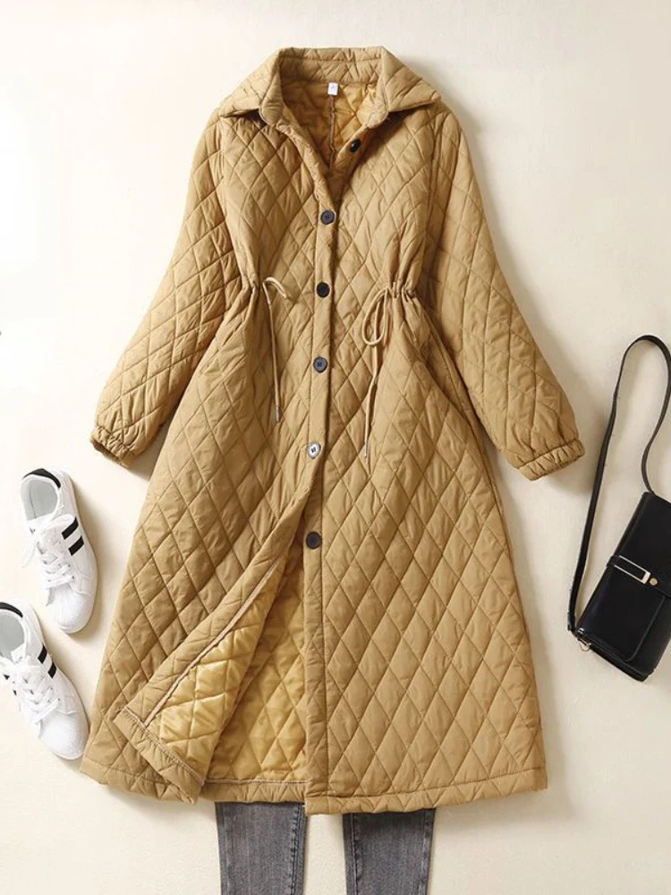 Maren Quilted Long Coat - Image 5