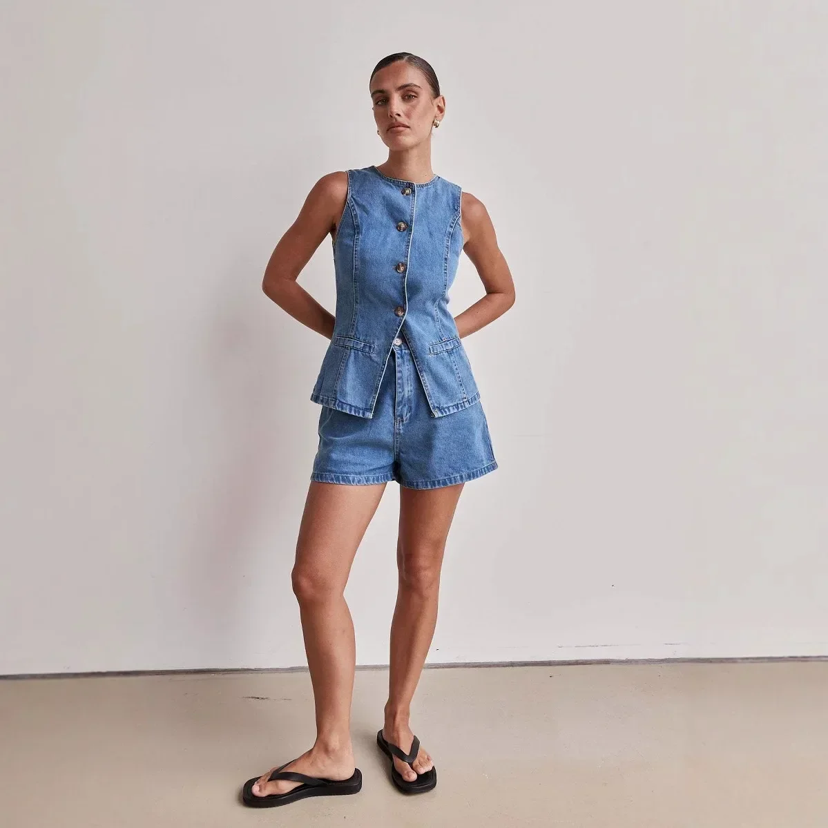 Monroe 100% Cotton Denim Set - Image 9