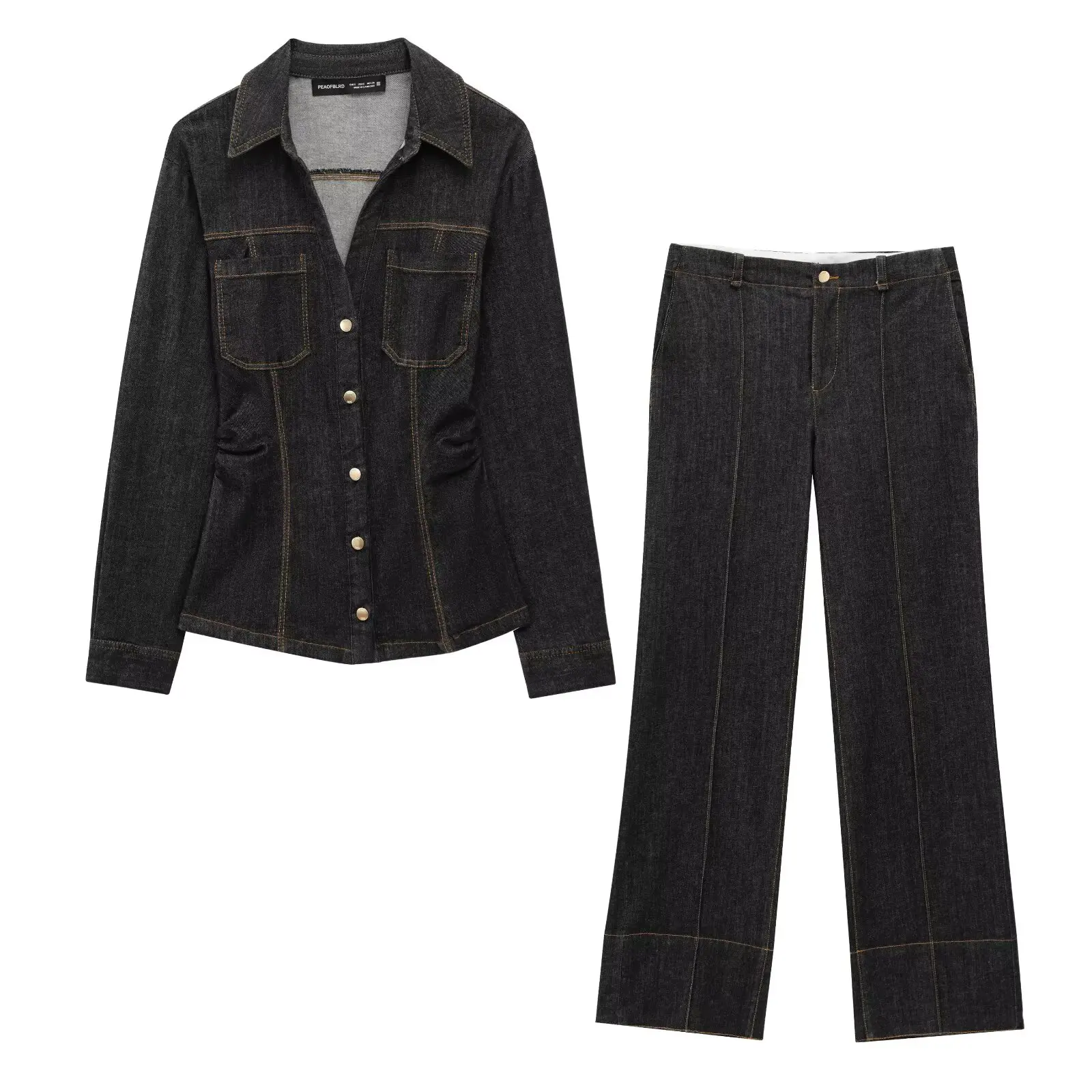 Marenza Button Denim Set - Image 25