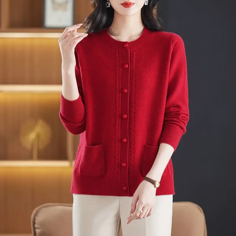 Maribelle Pearl Trim Cardigan - Image 8
