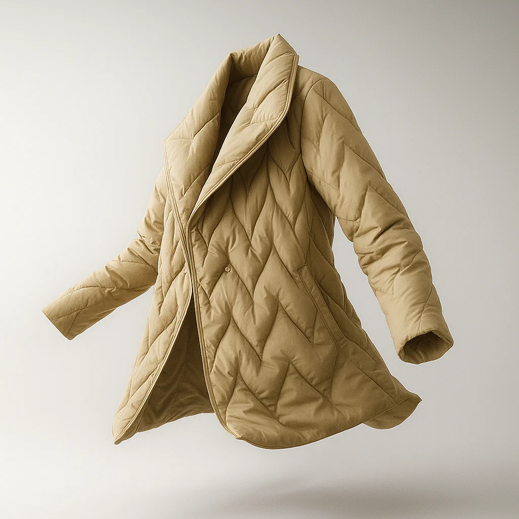 Vanessa Quilted Wrap Coat - Image 12