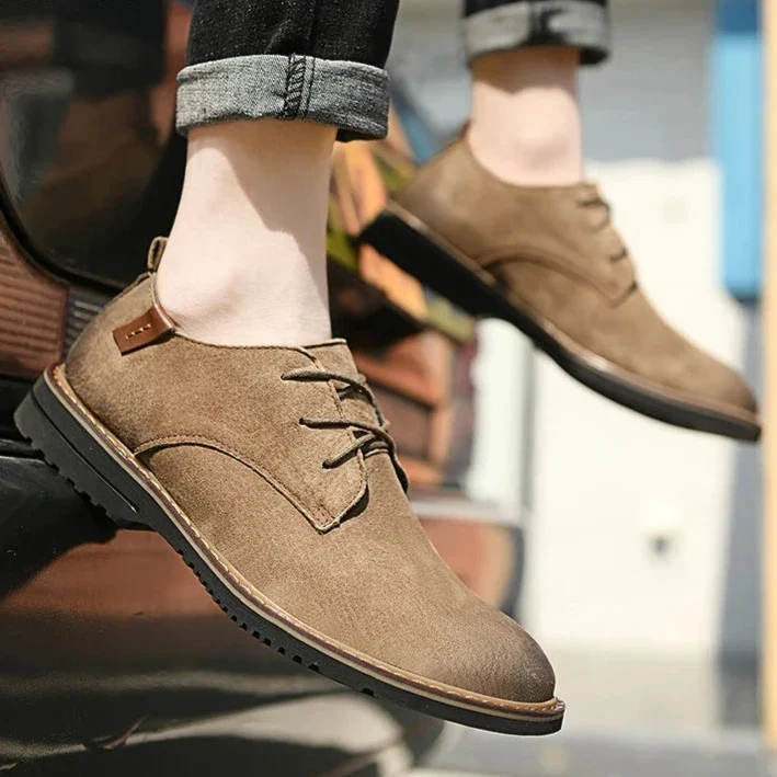 Milan Men's Leather Oxfords - Image 6