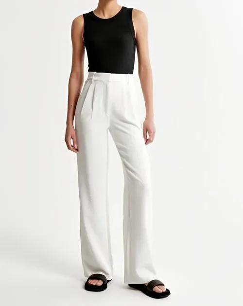 Milano Tailored Wide-Leg Trousers - Image 12