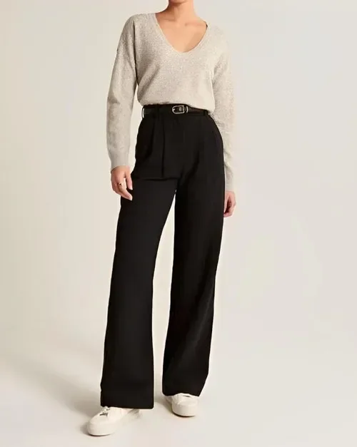 Milano Tailored Wide-Leg Trousers - Image 13