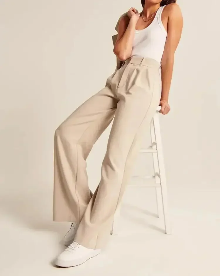 Milano Tailored Wide-Leg Trousers - Image 7