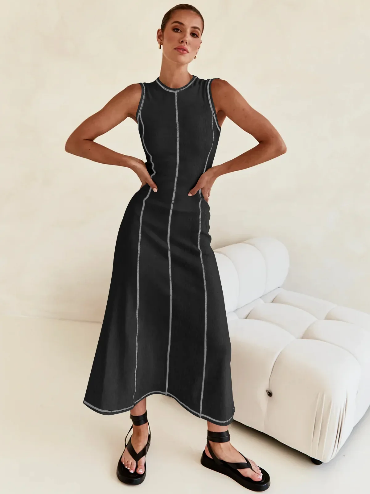 Mireya Women’s Sleeveless Knit Maxi - Image 29