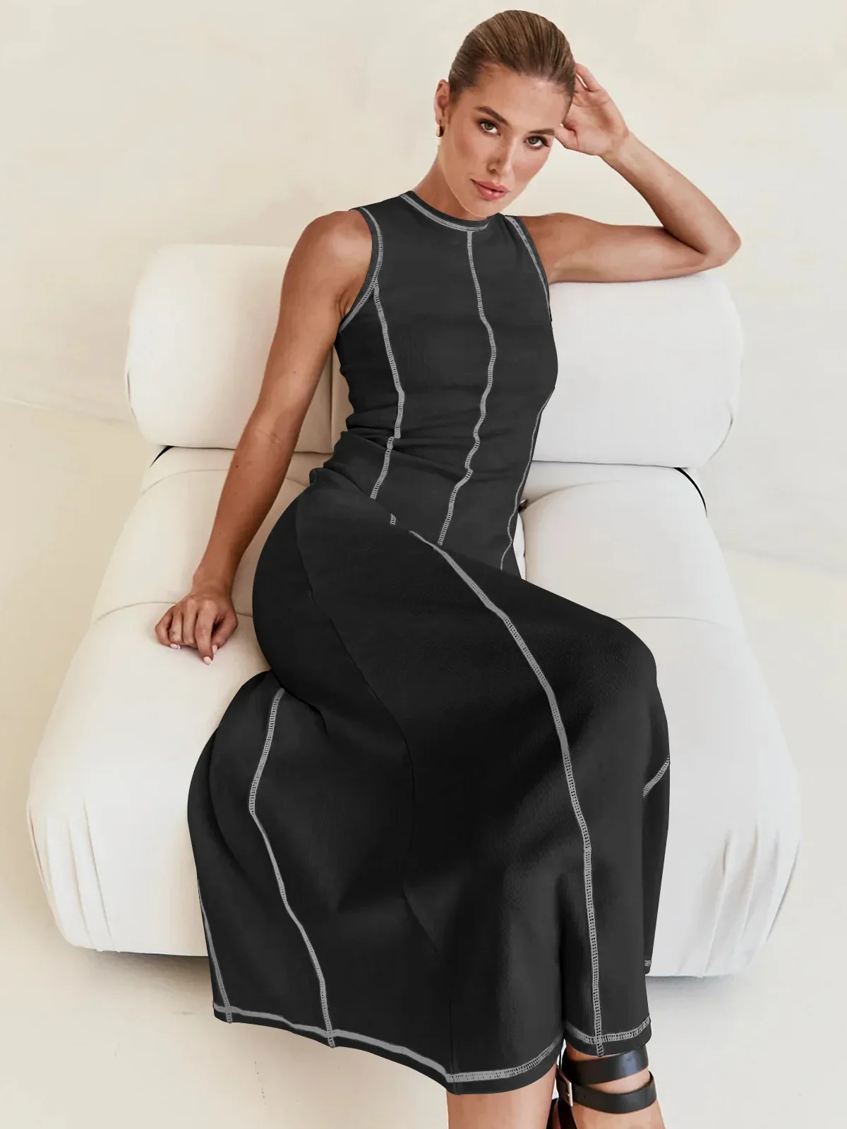 Mireya Women’s Sleeveless Knit Maxi - Image 30