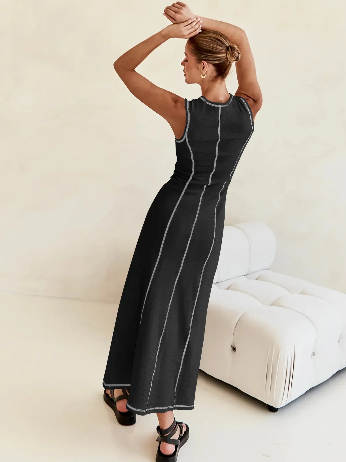 Mireya Women’s Sleeveless Knit Maxi - Image 32