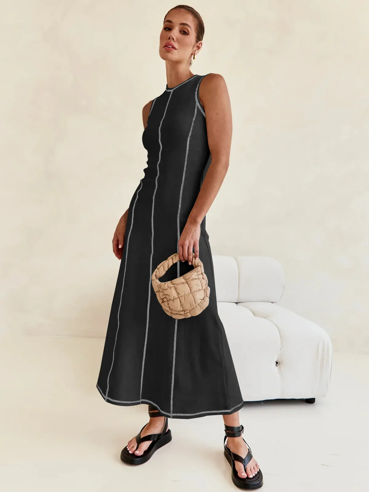 Mireya Women’s Sleeveless Knit Maxi - Image 33