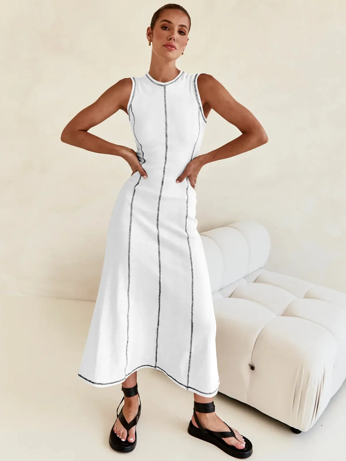 Mireya Women’s Sleeveless Knit Maxi - Image 42