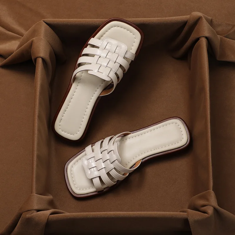 Naples Italian Leather Slides - Image 12