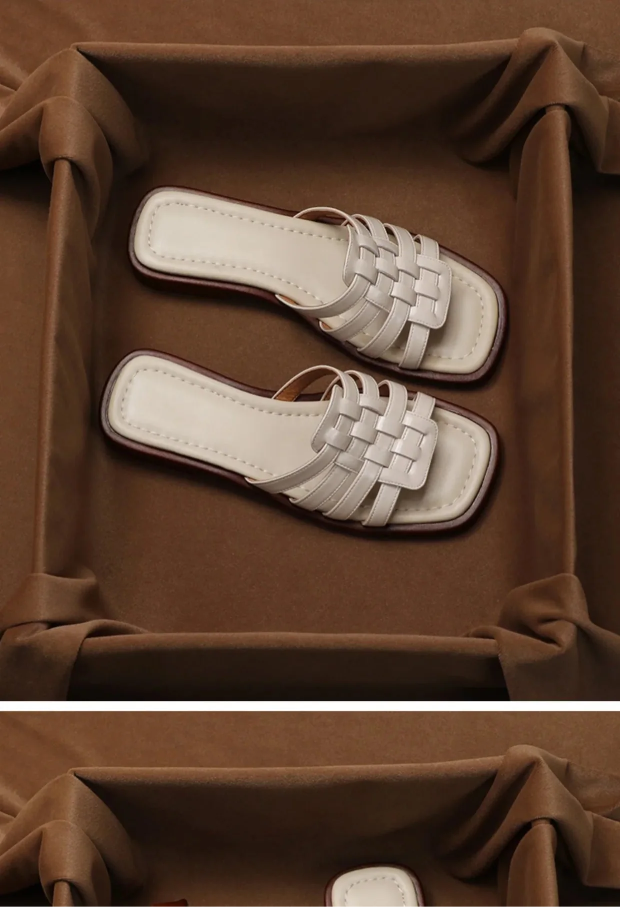 Naples Italian Leather Slides - Image 13