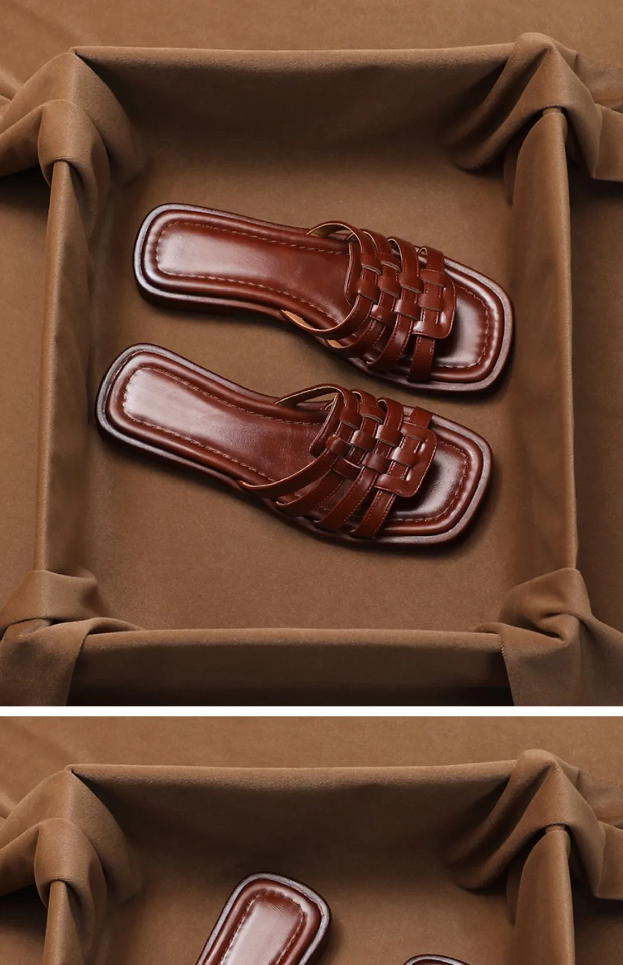 Naples Italian Leather Slides - Image 15