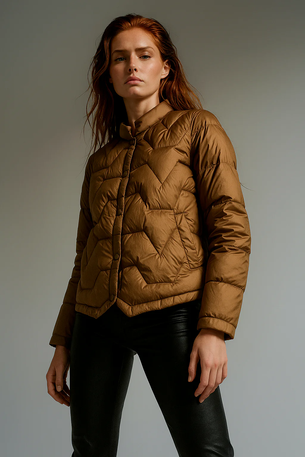 Natalie Quilted Down Jacket - Image 38