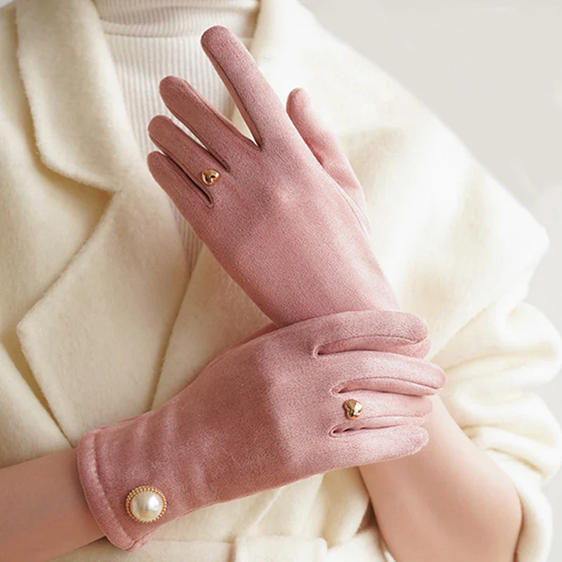 Noir Pearl Touch Gloves - Image 2