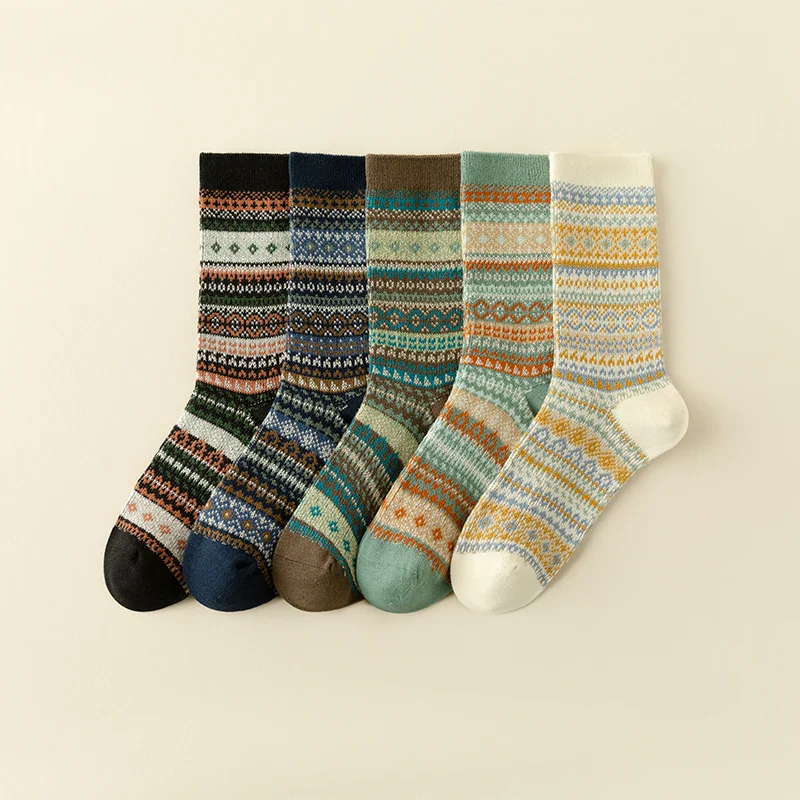 Nordic Haven Cotton Socks