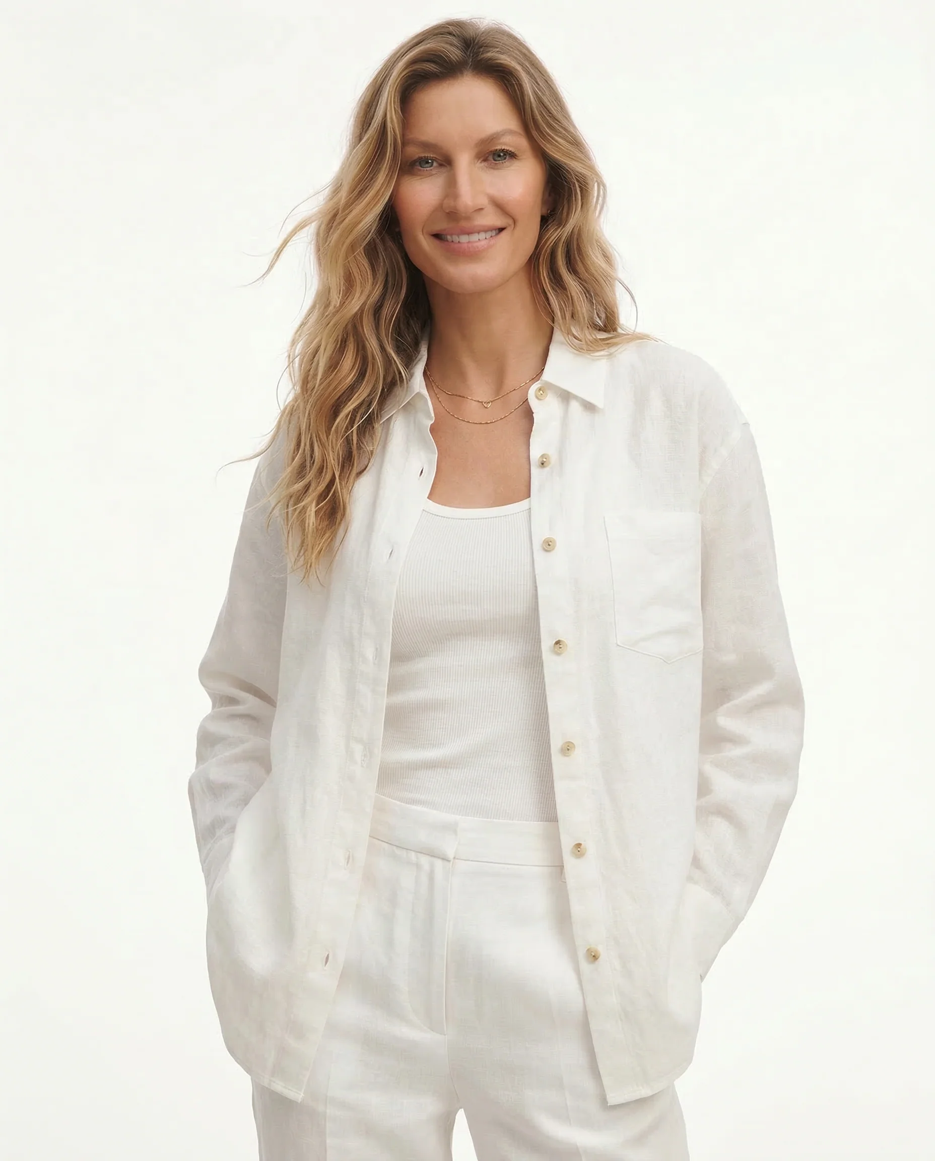 Oversized Linen Blouse - Image 7