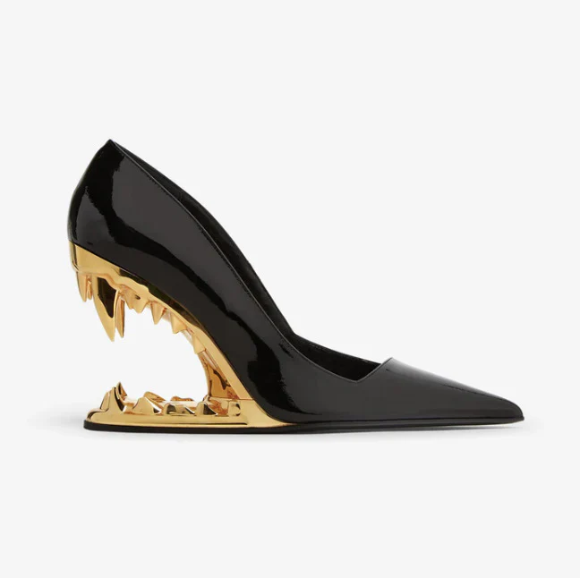 Panther Teeth High-Heel Stiletto Pumps - Image 11