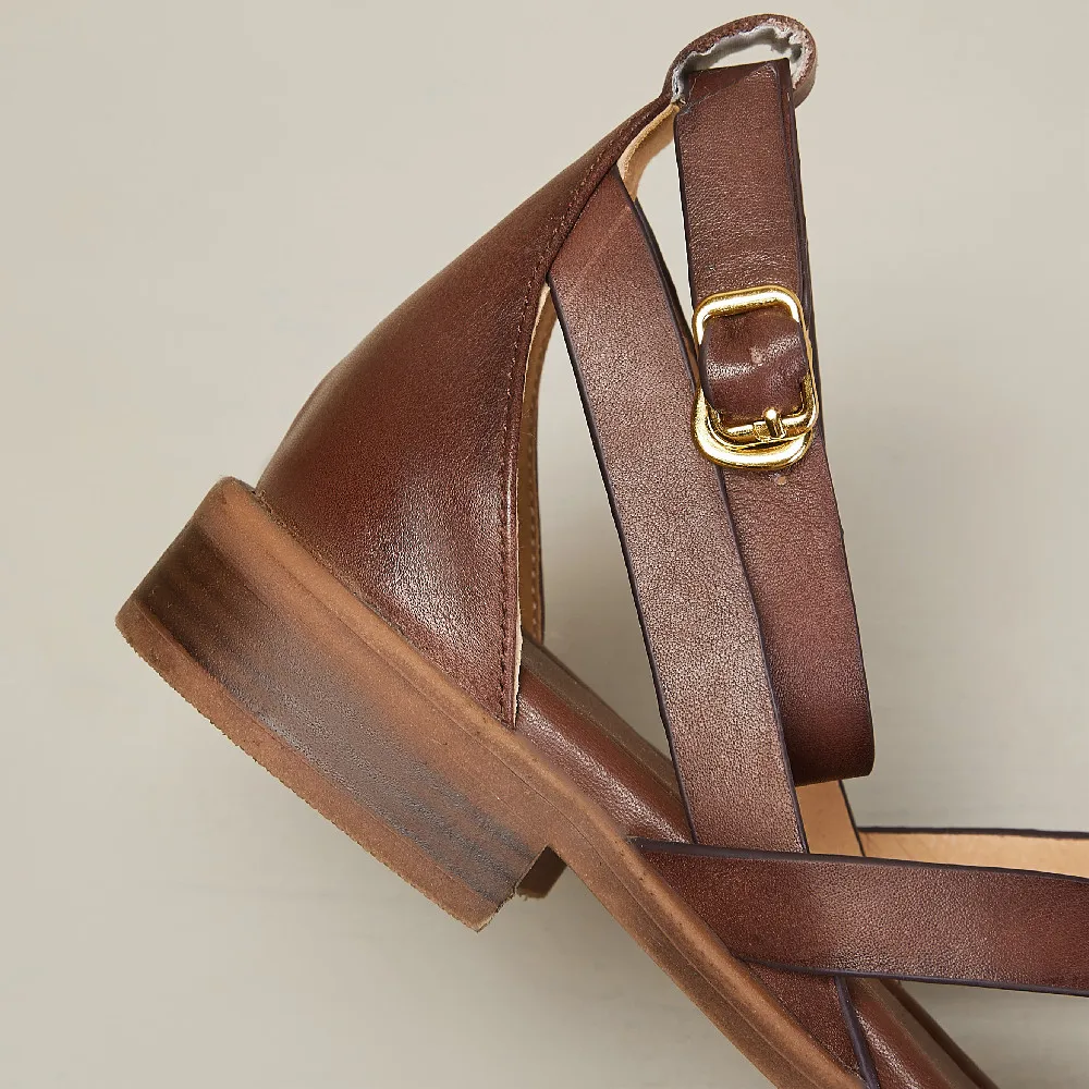 Ravello Crosswalk Orthopedic Leather Sandals - Image 6