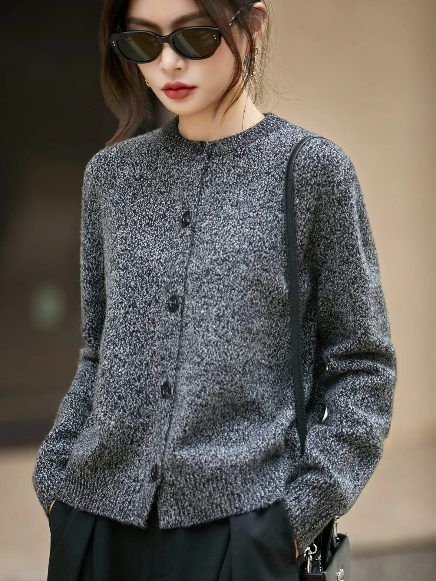 Chunky-Knit Alpaca-Blend cardigan - Image 10