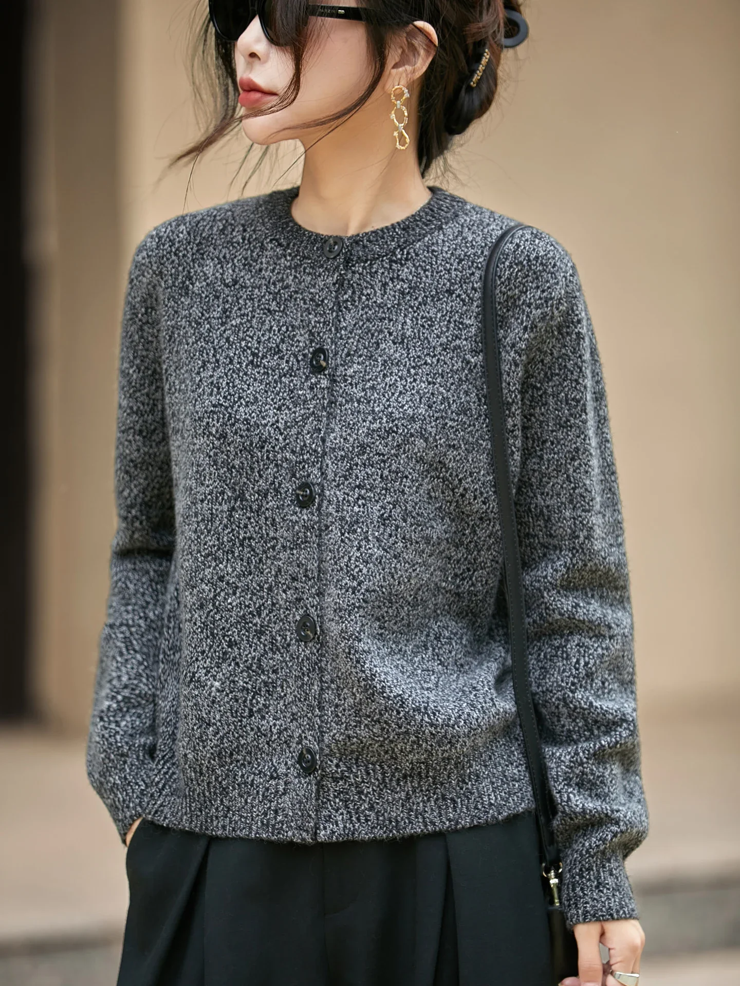 Chunky-Knit Alpaca-Blend cardigan - Image 12